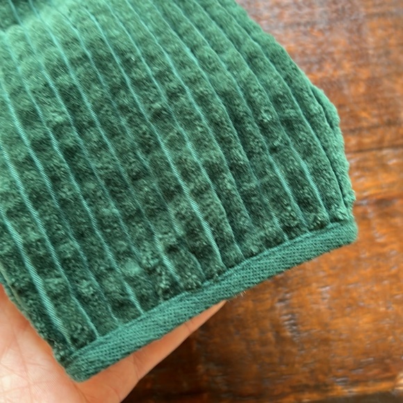 🦄 WOOLRICH Corduroy Zip Up Jacket 90s Vintage Workwear Velvet Green XXL - Picture 7 of 13